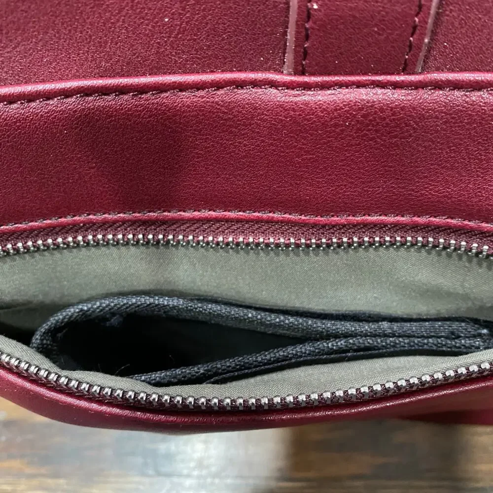 Damsel In Defense Concealed Carry Purse Cranberry Janie’s Gotta Crossbody Bag - Picture 11 of 16